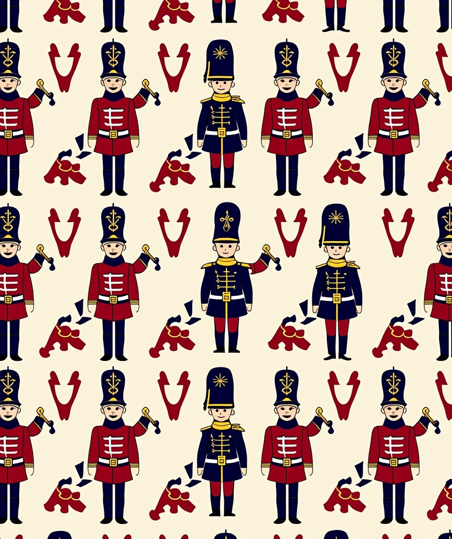 Heroic Soldier Pattern Design Rug