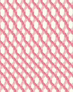 Pink Arabesque Chain Pattern Rug