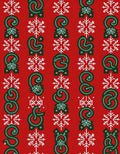 Festive Snowflake Dragon Pattern Rug