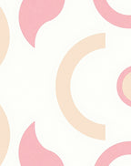 Abstract Pastel Shapes Geometric Rug