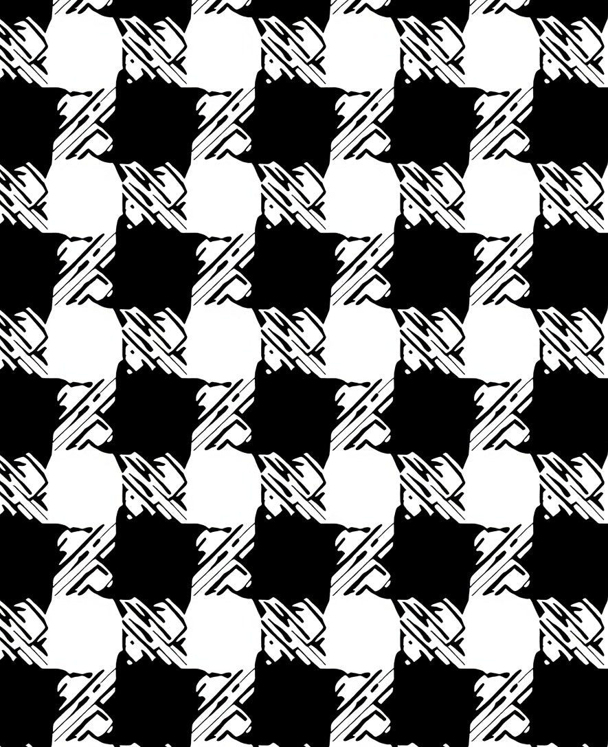 Bold Black 2 Tone Texture Rug