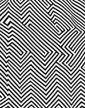 Optical Illusion Zigzag Stripe Pattern Rug