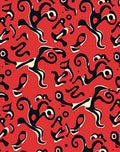 Abstract Swirls Figures Pattern Rug