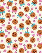 Cute Round Character Pattern Rug