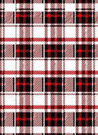 Classic Red Tartan Plaid Design Rug
