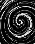 Black White Swirl Abstract Pattern Rug