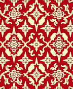 Tonal Floral Lattice Pattern Rug