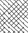 Monochromatic Interlocking Grid Pattern Rug