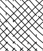 Monochromatic Interlocking Grid Pattern Rug