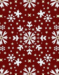 Winter Starburst Snowflake Pattern Rug