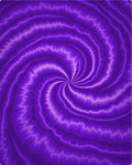 Radiant Purple Swirl Pattern Rug