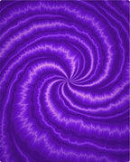 Radiant Purple Swirl Pattern Rug