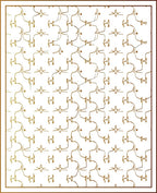 Ethnic Stamped Abstract Figures Rug