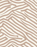 Abstract Striped Warm Tones Design Rug