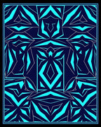 Bold Geometric Symmetry Design Rug