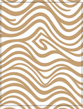 Stylized Wavy Abstract Pattern Rug