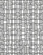 Classic Black White Geometric Layout Rug