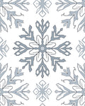 Winter Snowflake Pattern Rug