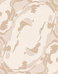 Abstract Swirl Cream Beige Pattern Rug