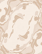 Abstract Swirl Cream Beige Pattern Rug