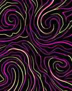 Bold Swirls Pattern Rug
