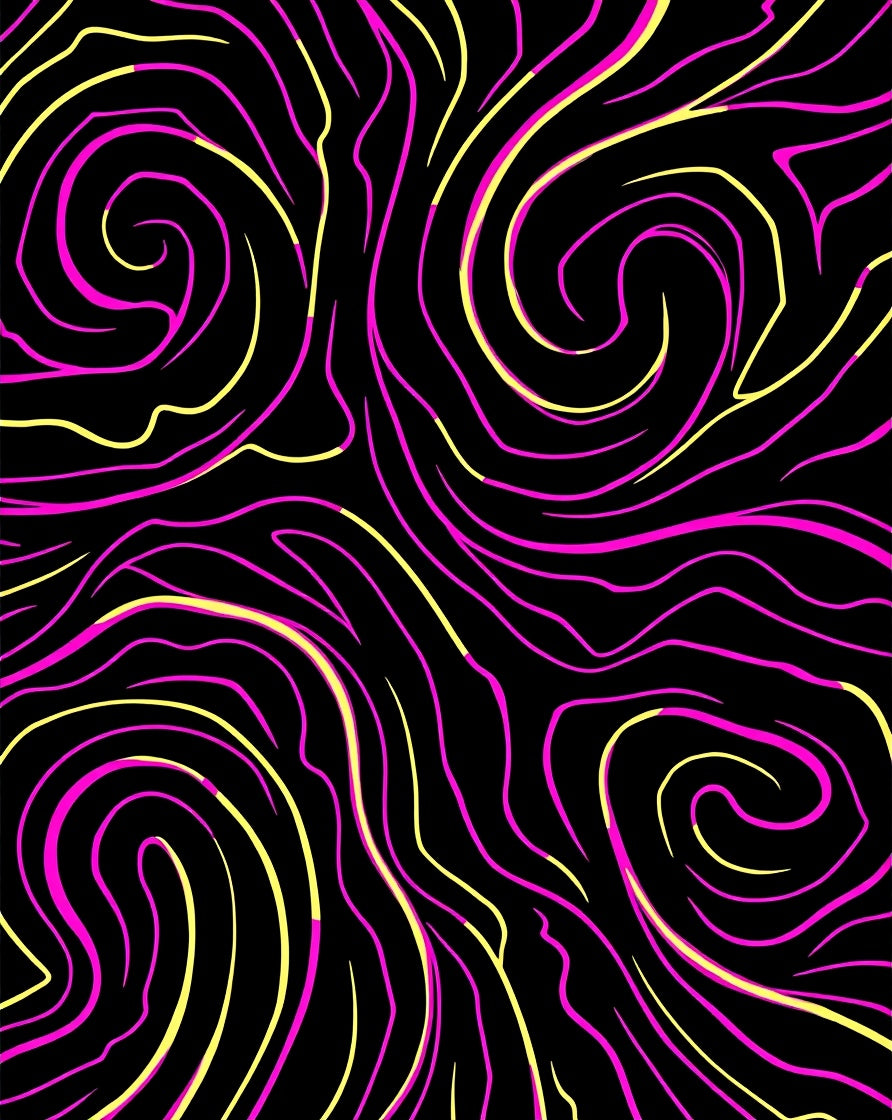 Bold Swirls Pattern Rug