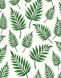 Vibrant Green Foliage Pattern Rug