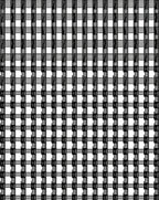 Classic Black White Checked Pattern Rug