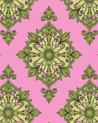 Ornate Floral Medallion Pattern Rug