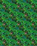 Whimsical Cartoon Character Pattern Design Rug