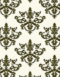 Classic Damask Flourish Pattern Rug
