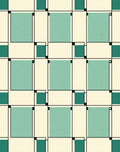 Modern Geometric Tiled Pattern Rug