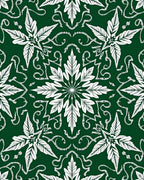 Symmetrical Floral Leaf Pattern Design Rug