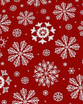 Winter Snowflakes Pattern Rug