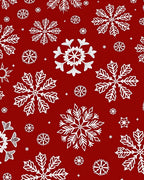 Winter Snowflakes Pattern Rug