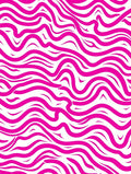 Hot Pink Swirl Pattern Rug