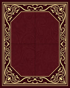 Ornate Scrollwork With Swirl Centerpiece Rug