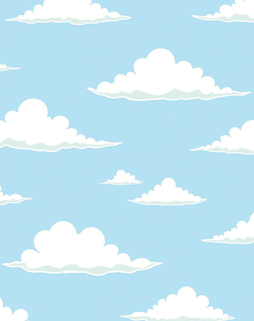 Dreamy Cloud Sky Pattern Rug