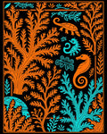 Ocean Life Fantasy Pattern Design Rug