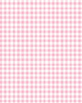 Sweet Pink Gingham Pattern Rug