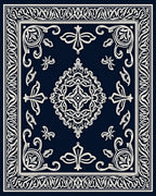 Ornate Garden Floral Vintage Pattern Rug