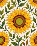 Sunny Floral Pattern Rug