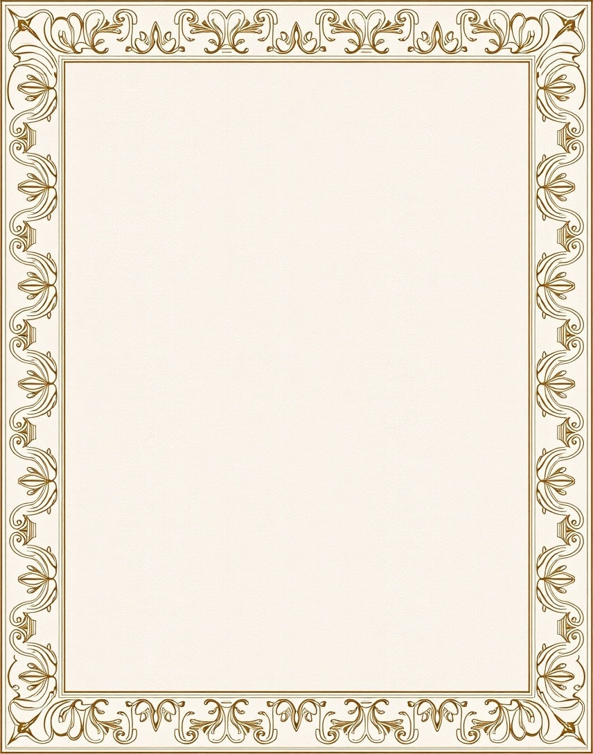 Elaborate Floral Border Design Rug