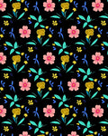 Vibrant Floral Tropical Pattern Rug