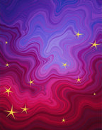 Cosmic Swirl Starry Night Rug
