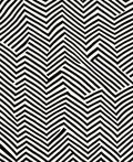 Black White Zigzag Illusion Rug