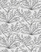 Abstract Botanical Leaf Pattern Design Rug