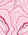 Pink Agate Inspired Swirl Pattern Rug