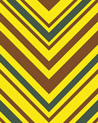 Chevron Pattern Wide Stripes Rug
