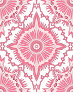 Pink Intricate Mandala Pattern Rug